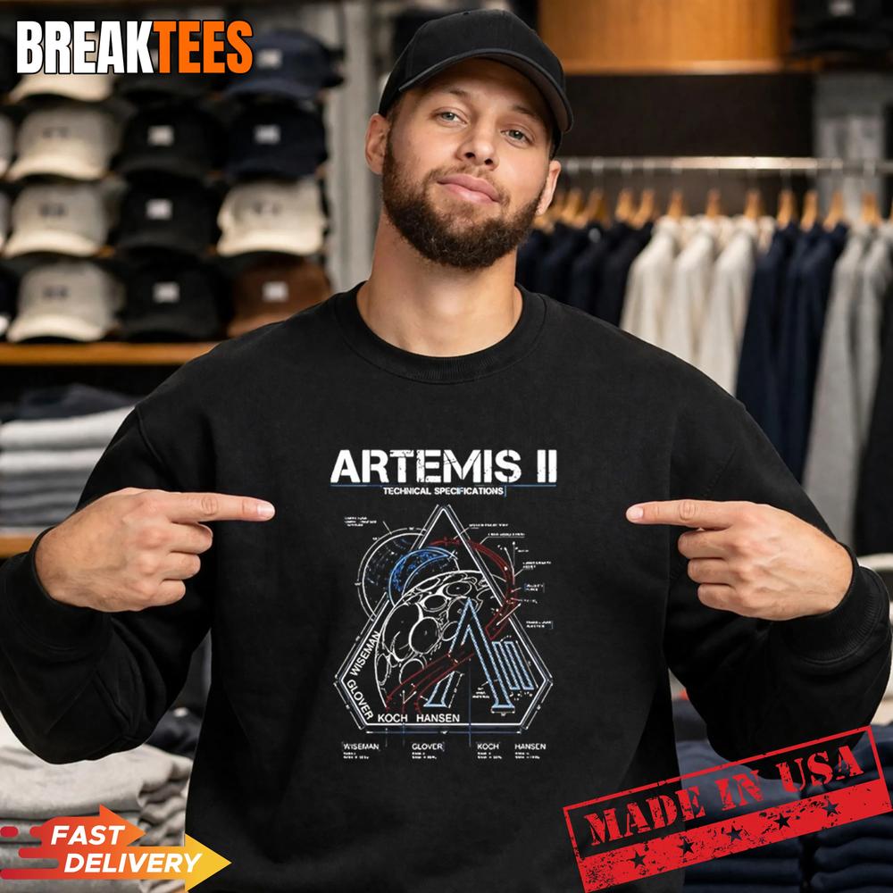 Artemis II Technical Specifications T-Shirt