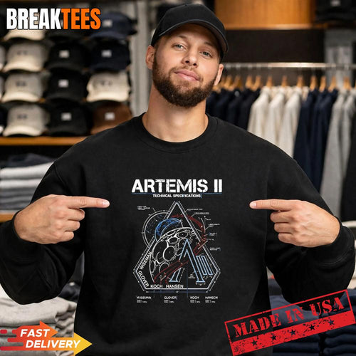 Artemis II Technical Specifications T-Shirt