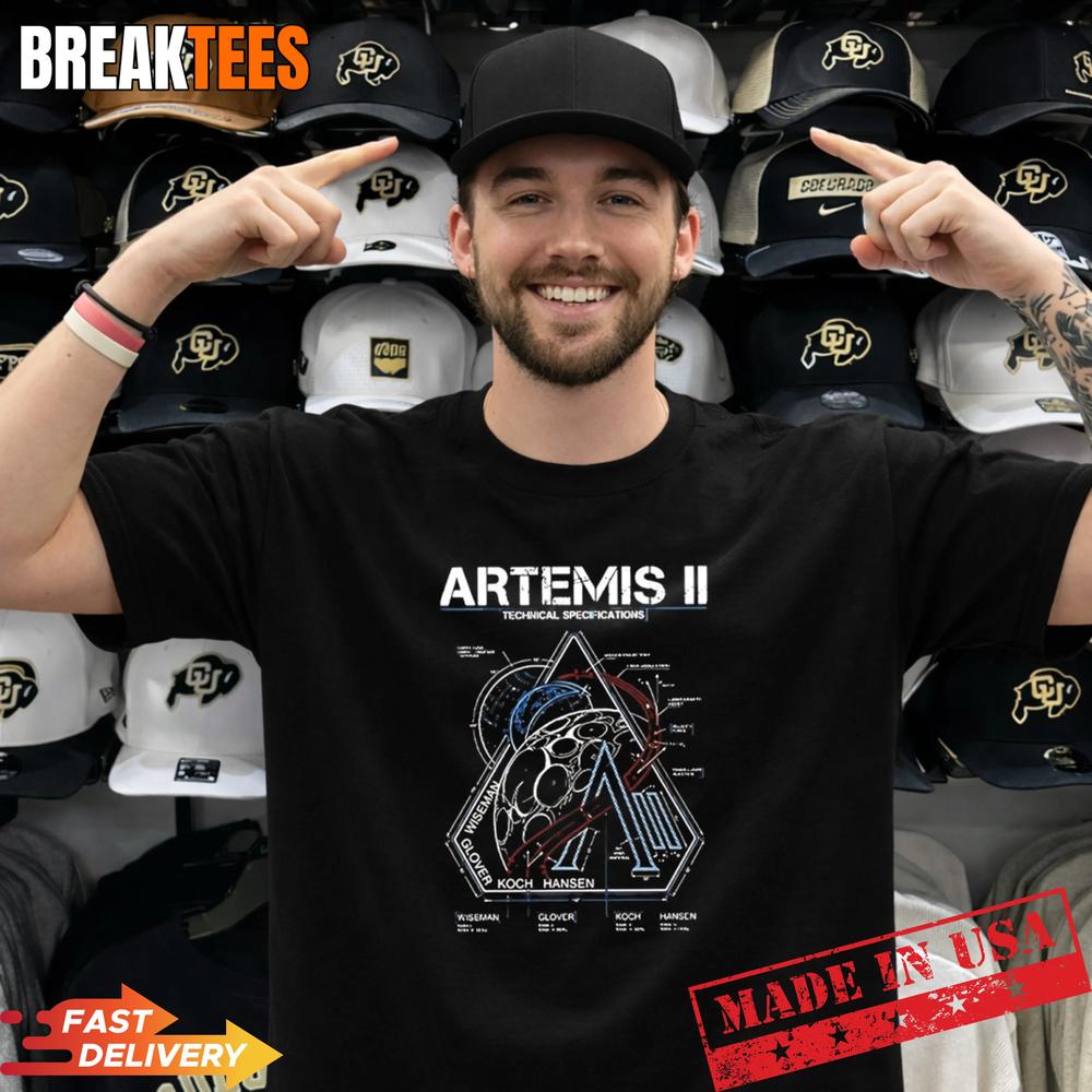 Artemis II Technical Specifications T-Shirt