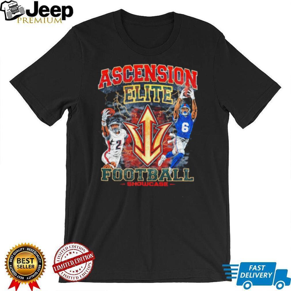 Ascension Elite Football Showcase No 2 and No 6 Players Hand Drawn Artwork shirt