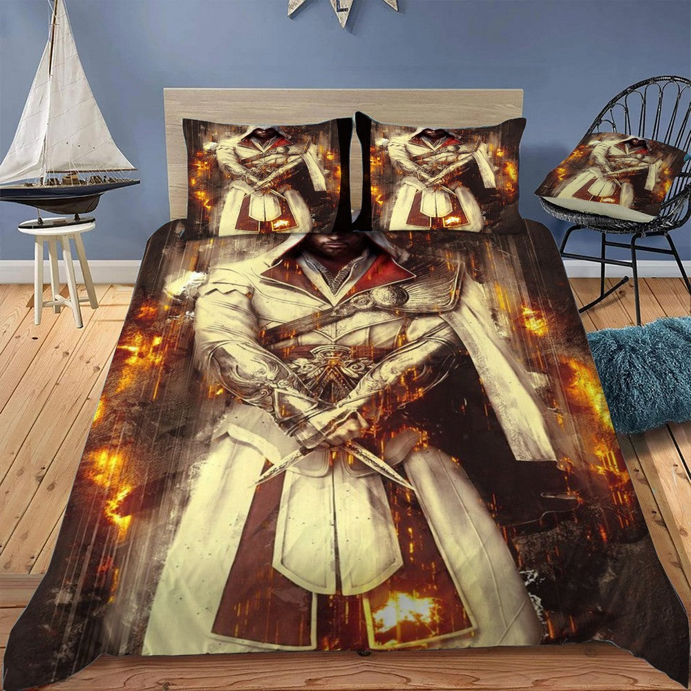 Assassin Creed Bedding Set (Duvet Cover & Pillow Shams)