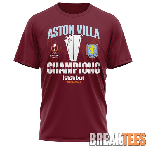 Aston Villa Europa League Champions 2026 Shirt