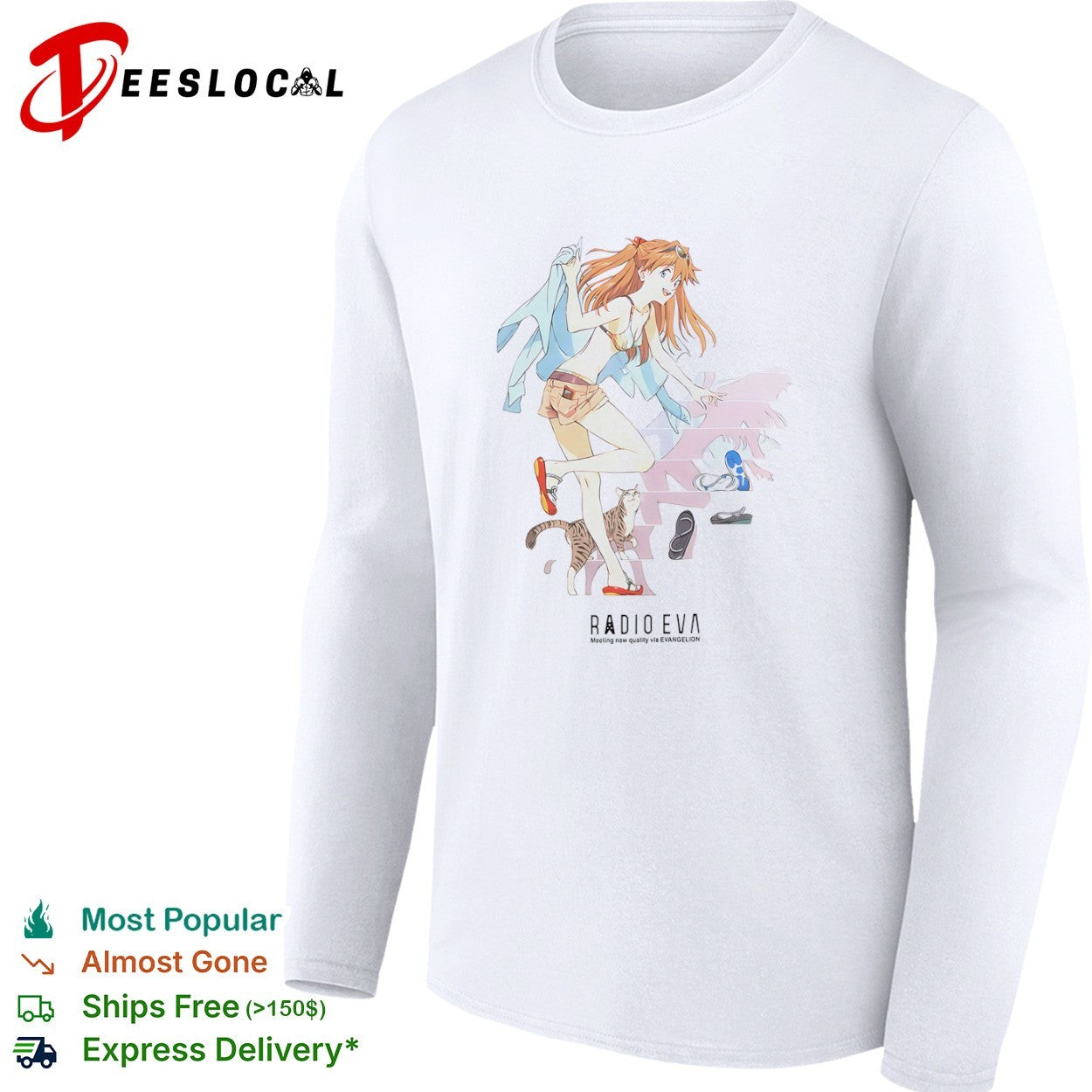 Asuka Langley Soryu Evangelion RADIO EVA Meeting new quality via shirt