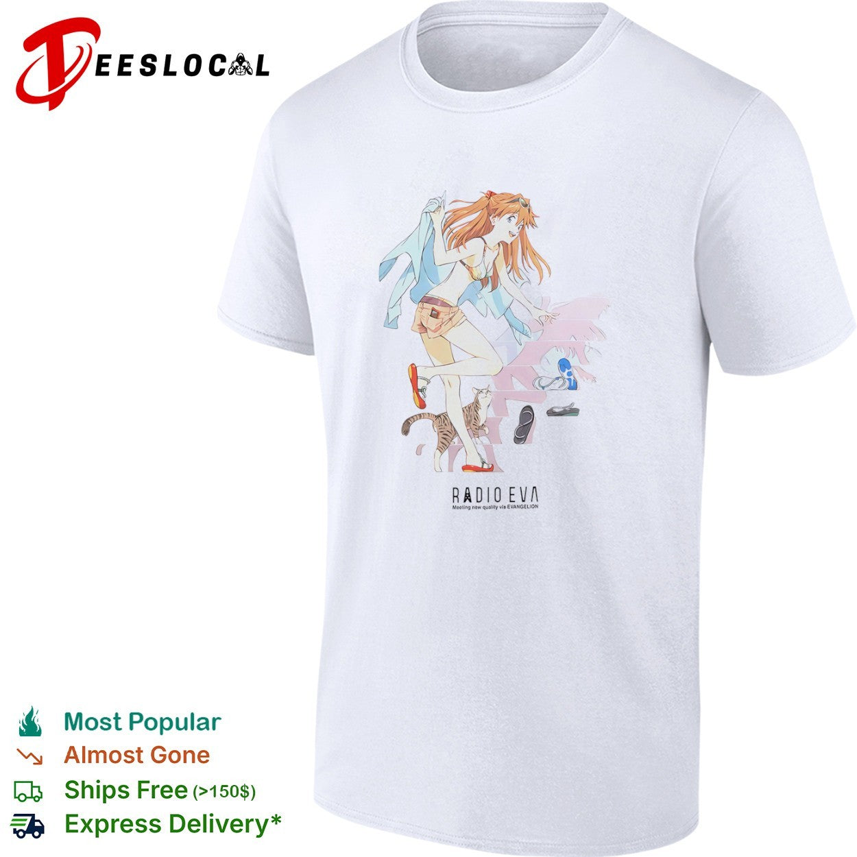 Asuka Langley Soryu Evangelion RADIO EVA Meeting new quality via shirt