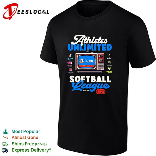 Athletes Unlimited Softball League Bandits Blaze Cascade Spark Talons Volts shirt
