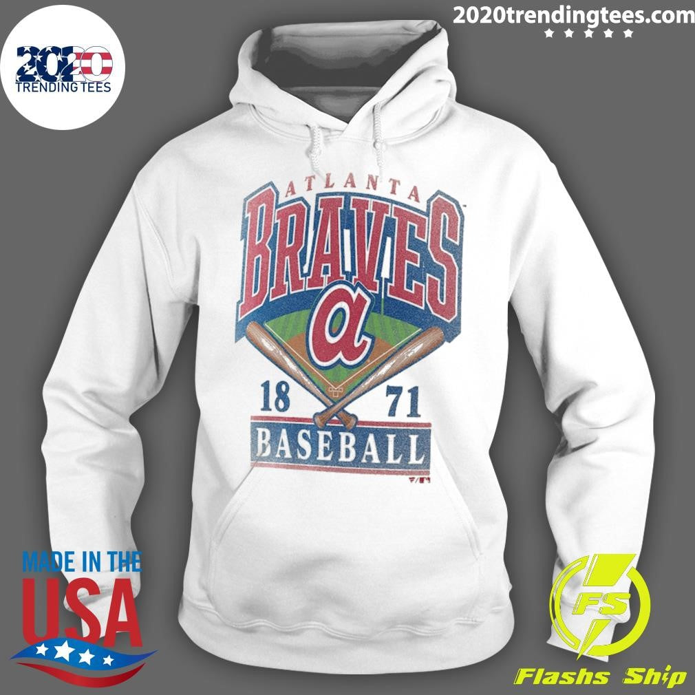Atlanta Braves A 1871 Profile Big & Tall Screen Print Shirt