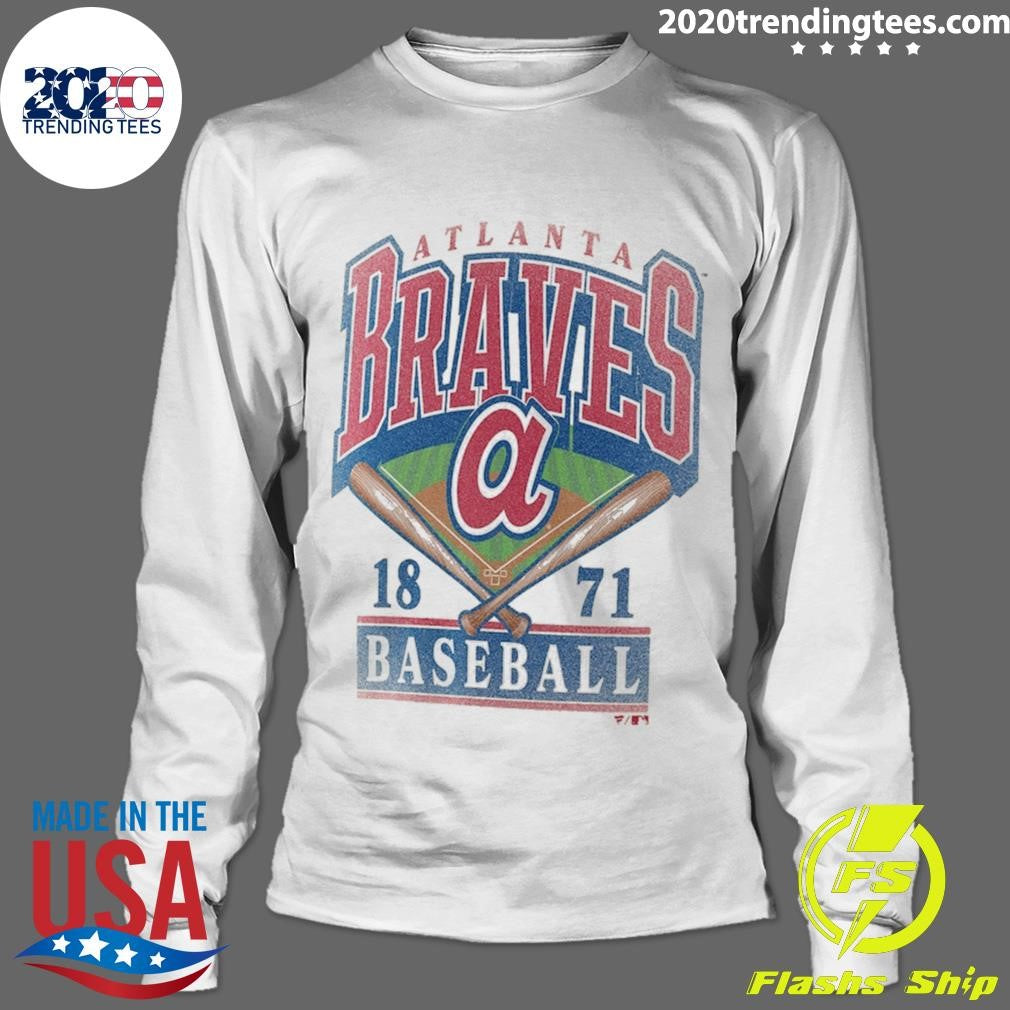 Atlanta Braves A 1871 Profile Big & Tall Screen Print Shirt