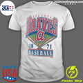 Atlanta Braves A 1871 Profile Big & Tall Screen Print Shirt