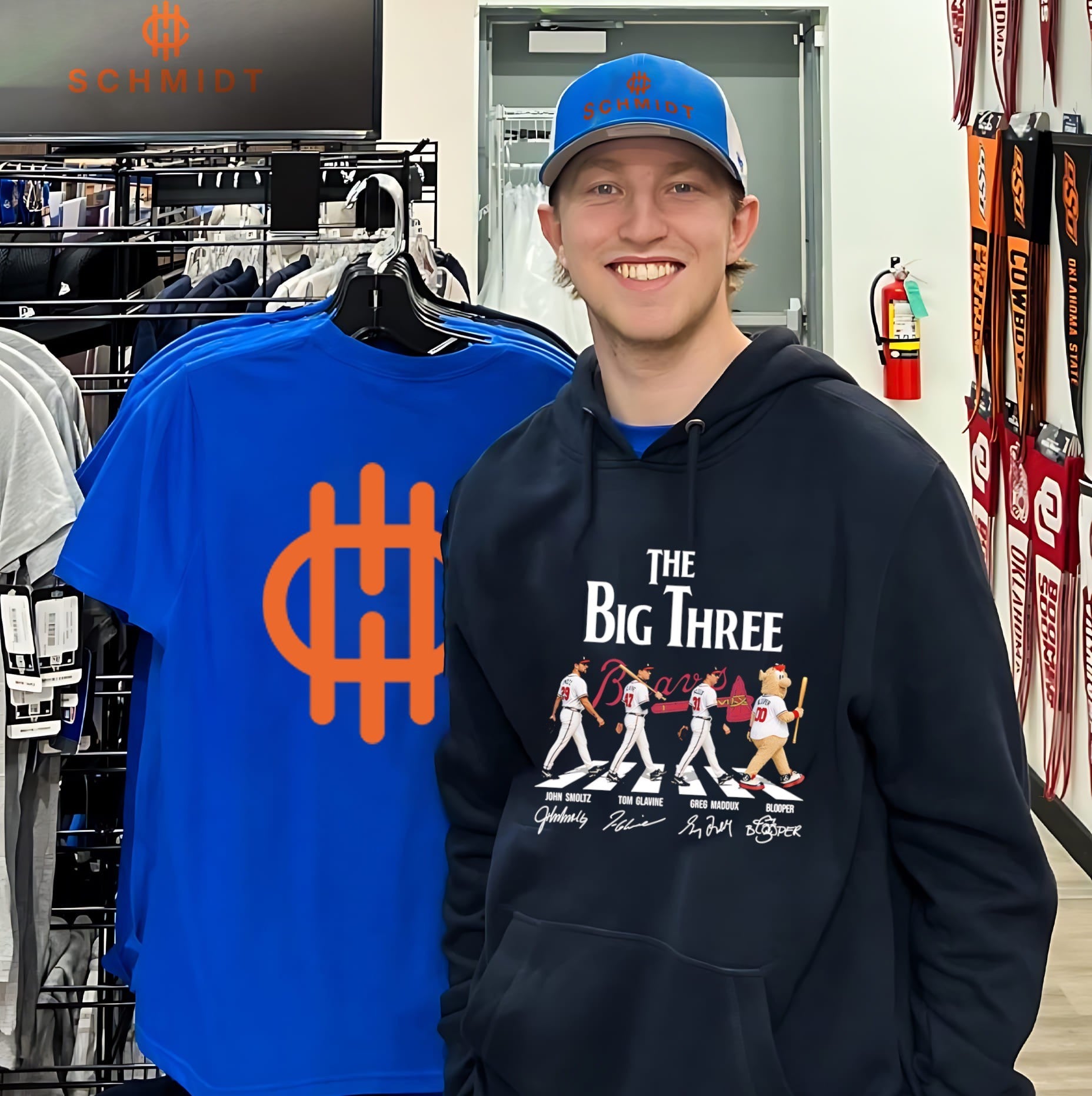 Atlanta Braves The Big Three Abbey Road signature shirt