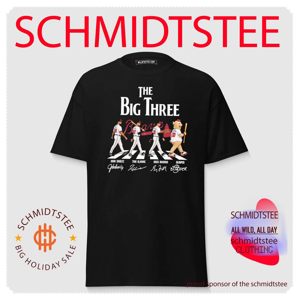 Atlanta Braves The Big Three Abbey Road signature shirt