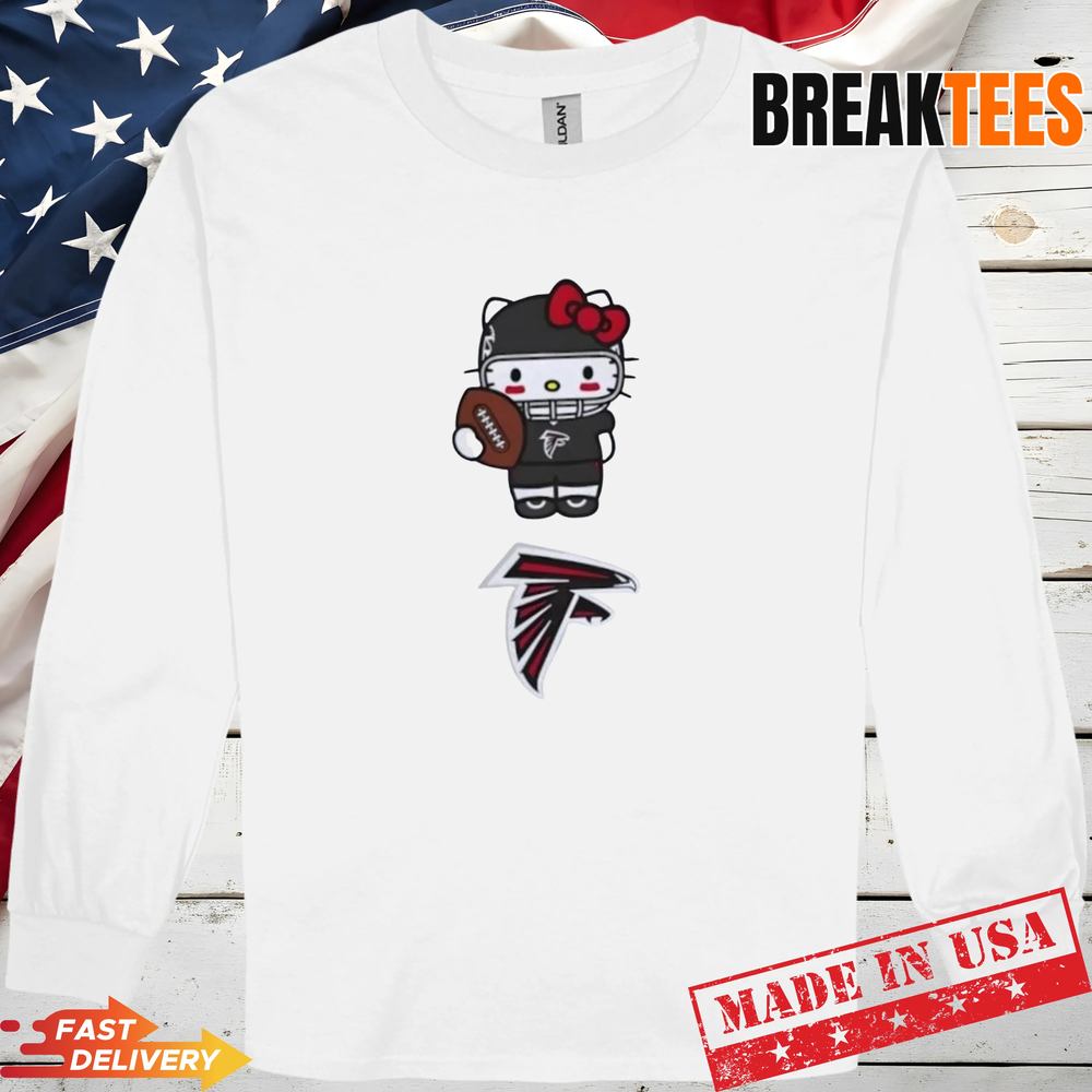 Atlanta Falcons Football x Hello Kitty Anime T-Shirt