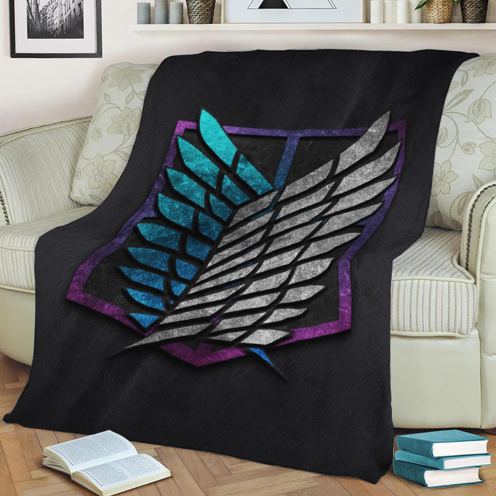 Attack on Titan Fleece Throw Blanket