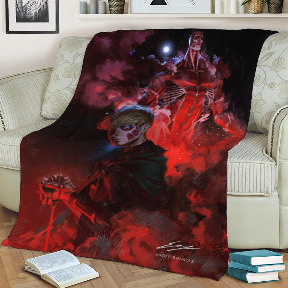 Attack on Titan Armin V1 Fleece Throw Blanket