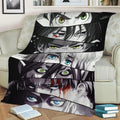 Attack on Titan Eyes Fleece Throw Blanket