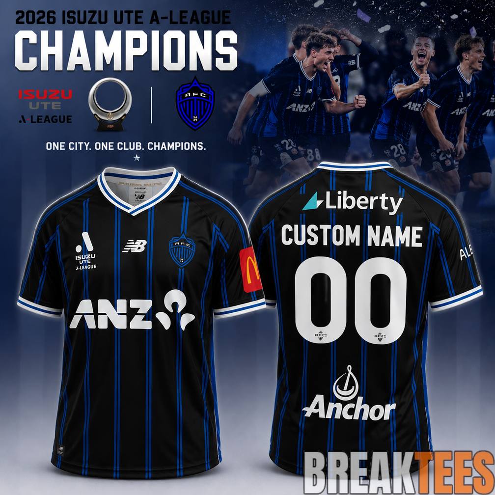Auckland FC A-League Custom 2526 Football Jersey – Limited Edition