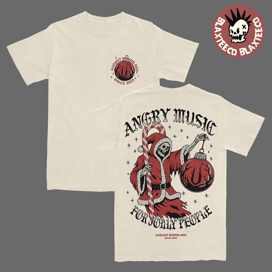 August Burns Red Christmas 2025 Angry Music For Jolly People Jolly Reaper T-Shirt