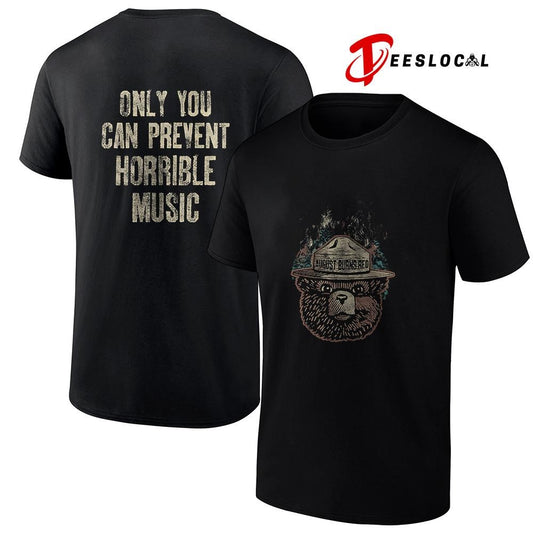 August Burns Red Smokey the Bear only you can prevent horrible music graphic shirt