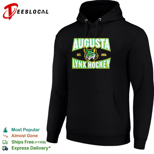 Augusta Lynx Hockey est 2026 team logo shirt