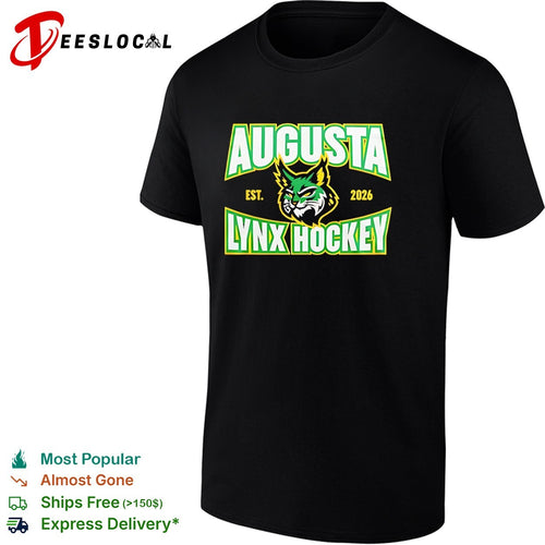 Augusta Lynx Hockey est 2026 team logo shirt