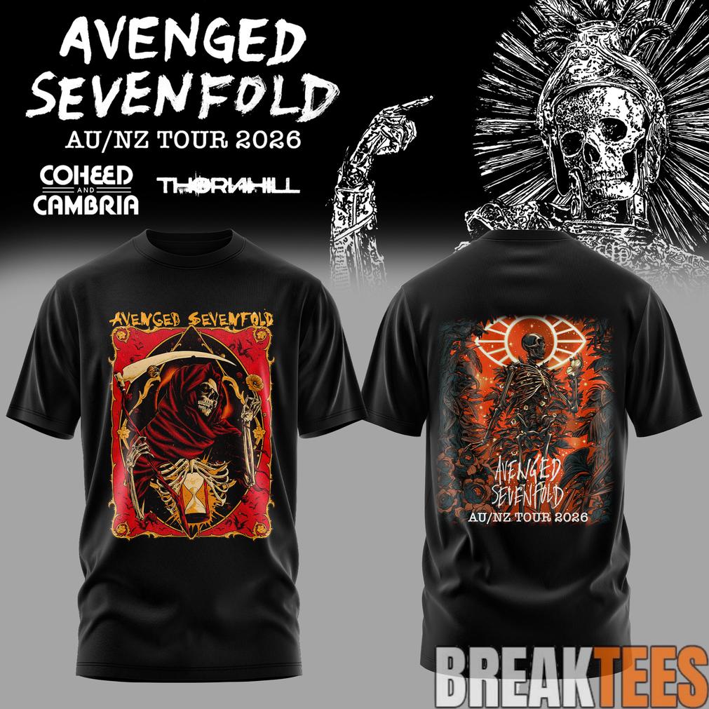 Avenged Sevenfold Australia-New Zealand Tour 2026 Limited T-Shirt