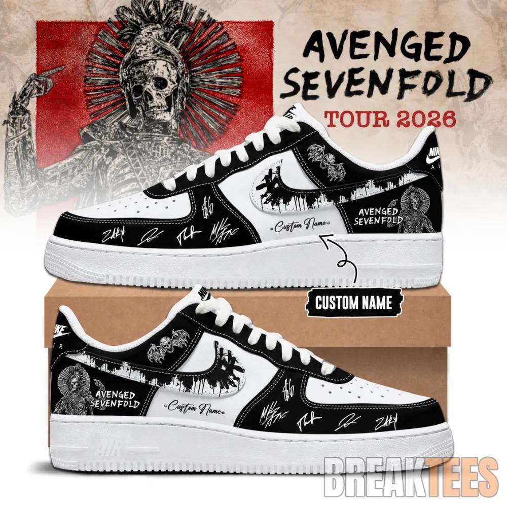 Avenged Sevenfold Tour 2026 Custom Air Force 1 Shoes