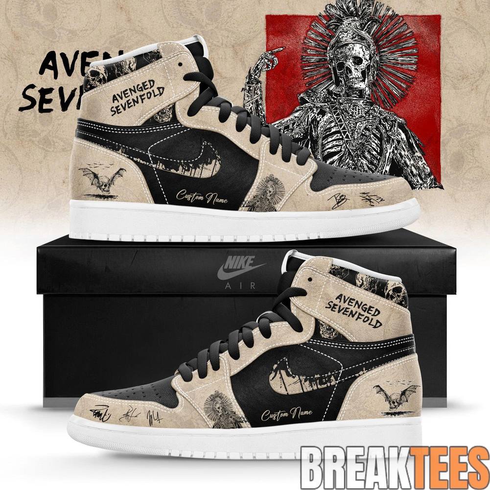 Avenged Sevenfold Tour 2026 Custom Air Jordan 1 Sneaker