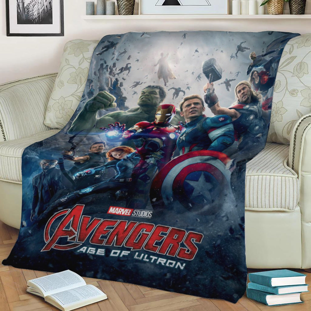 Avengers Age of Ultron Fleece Throw Blanket