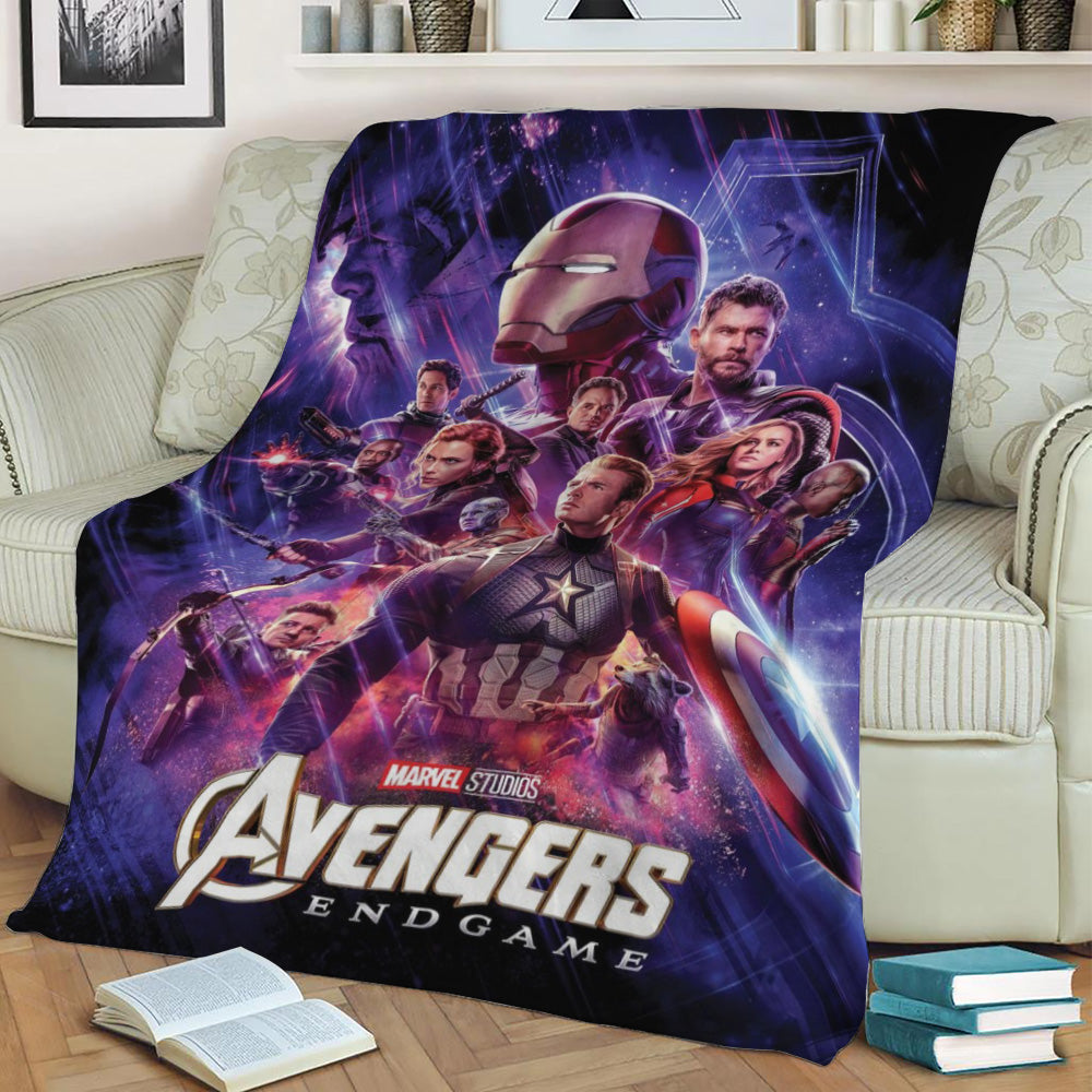 Avengers Endgame Fleece Throw Blanket