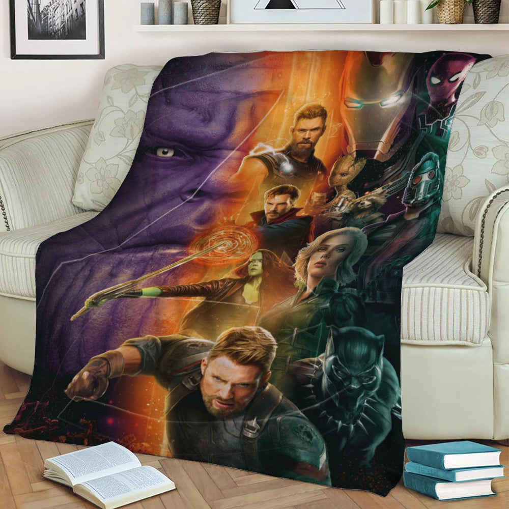 Avengers Team Fleece Throw Blanket