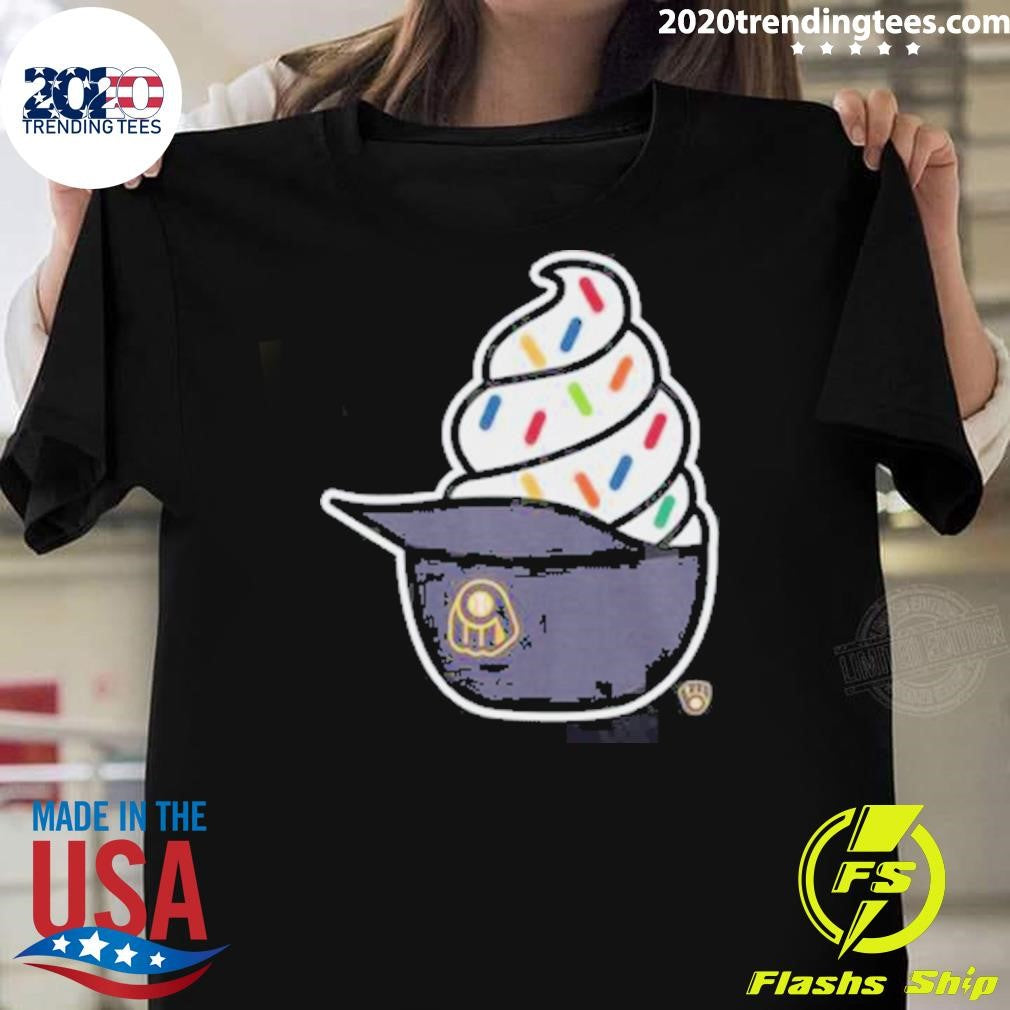 Awesome Milwaukee Brewers Ice Cream Shirt