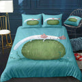 Axolotl on a Mossball Bedding Set (Duvet Cover & Pillow Shams)