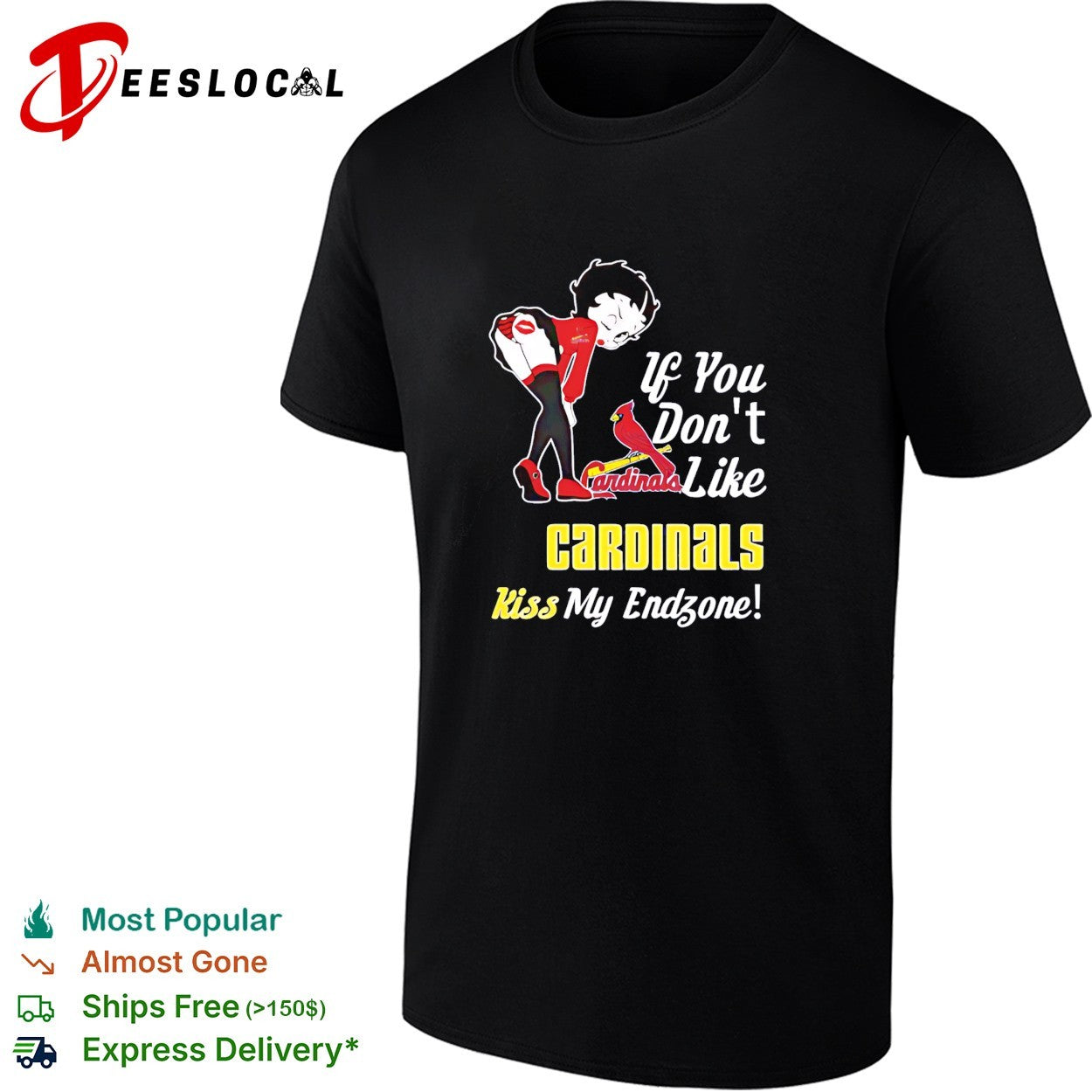 BB bending over St. Louis Cardinals if you don’t like Cardinals kiss my endzone shirt