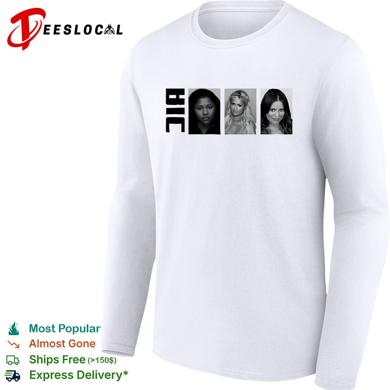BIC Nicki Minaj Paris Hilton Khloe Kardashian shirt