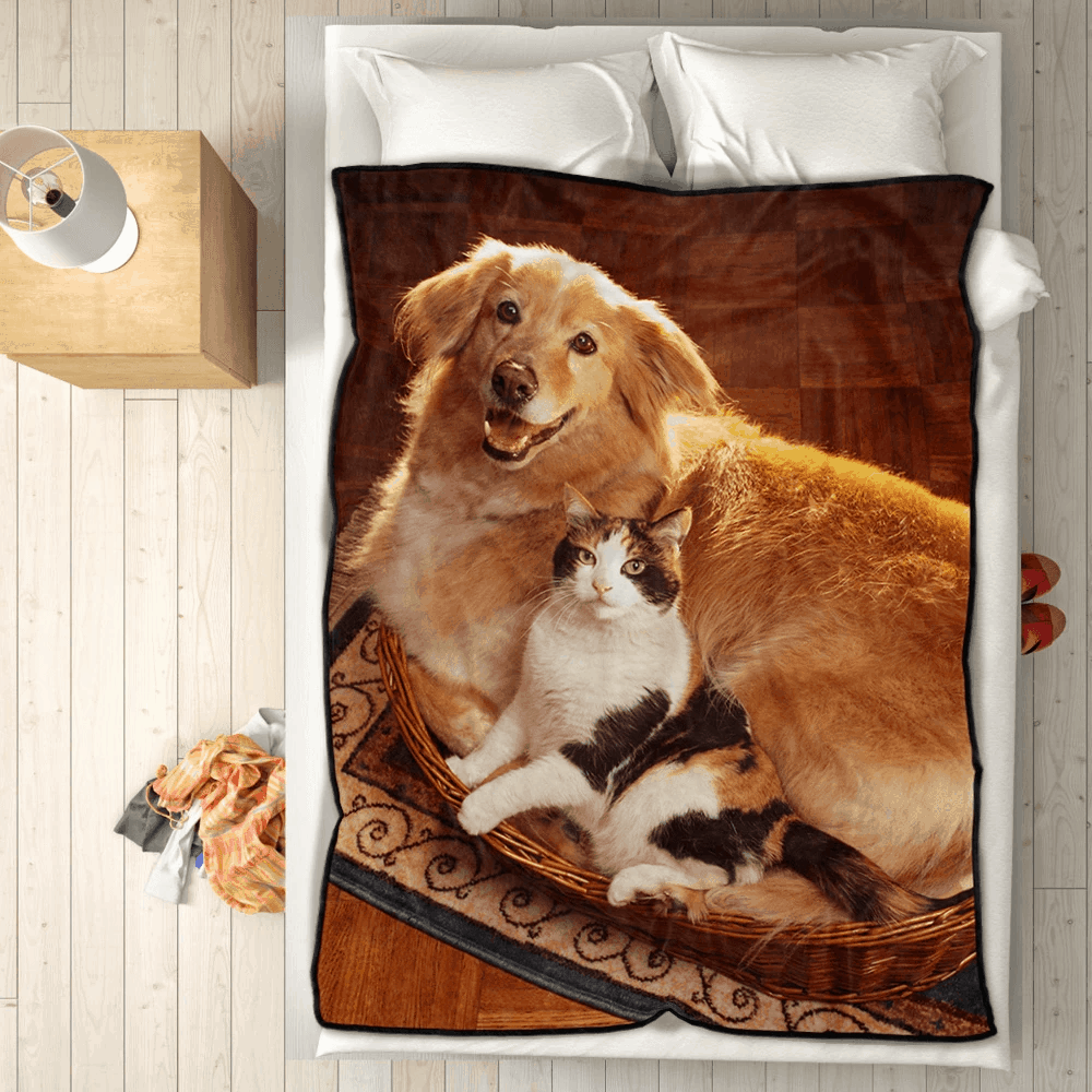 Custom Photo Throw Blanket – Upload Your Image
