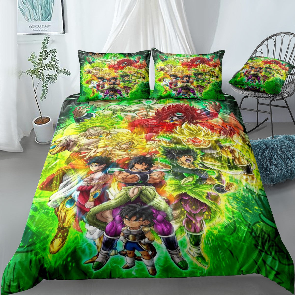 BROLY Bedding Set (Duvet Cover & Pillow Shams)
