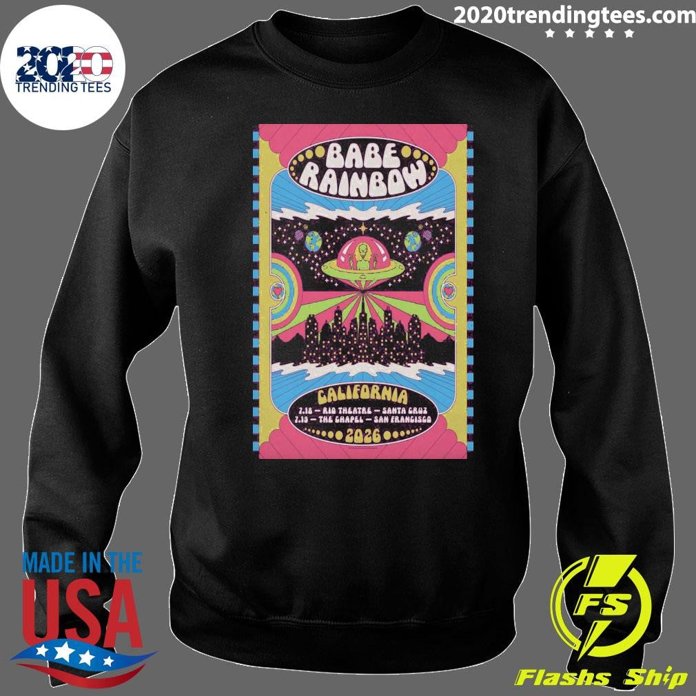 Babe Rainbow California Tour 2026 Shirt
