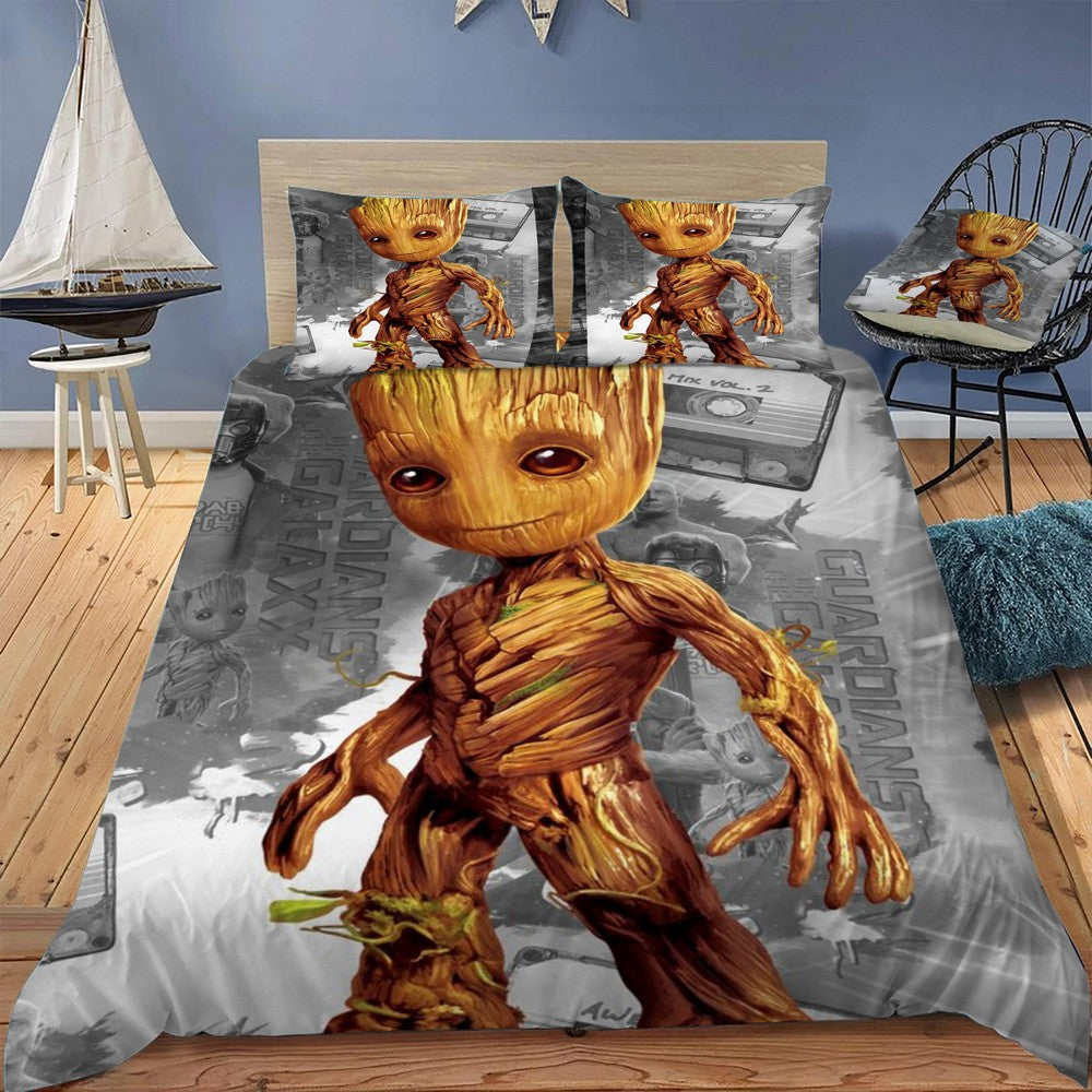 Baby Groot Bedding Set (Duvet Cover & Pillow Shams)