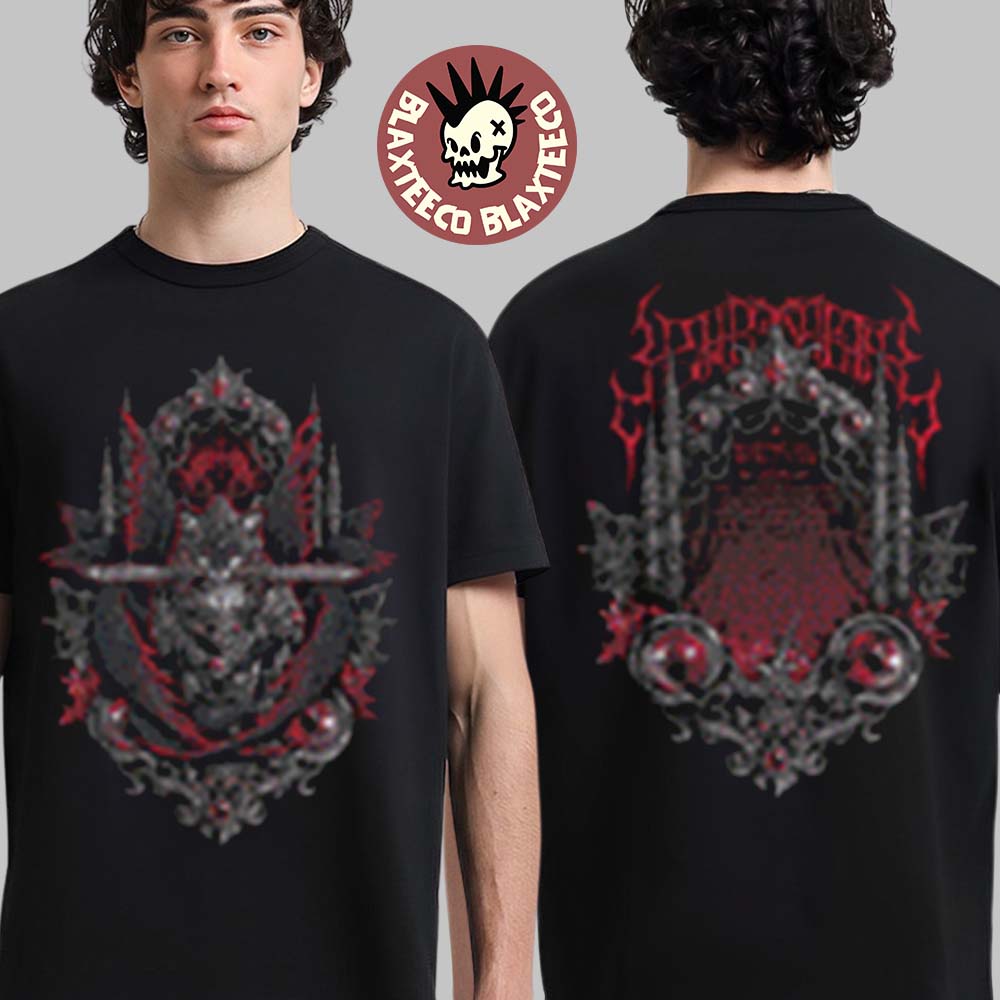 Babymetal World Tour 2026 UK And EU Merch Bite The Blade Two Sided T-Shirt