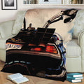 Back To The Future Fleece Throw Blanket