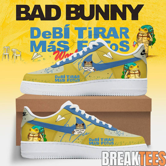 Bad Bunny DeB TiRAR MS FOToS World Tour 2026 Air Force 1