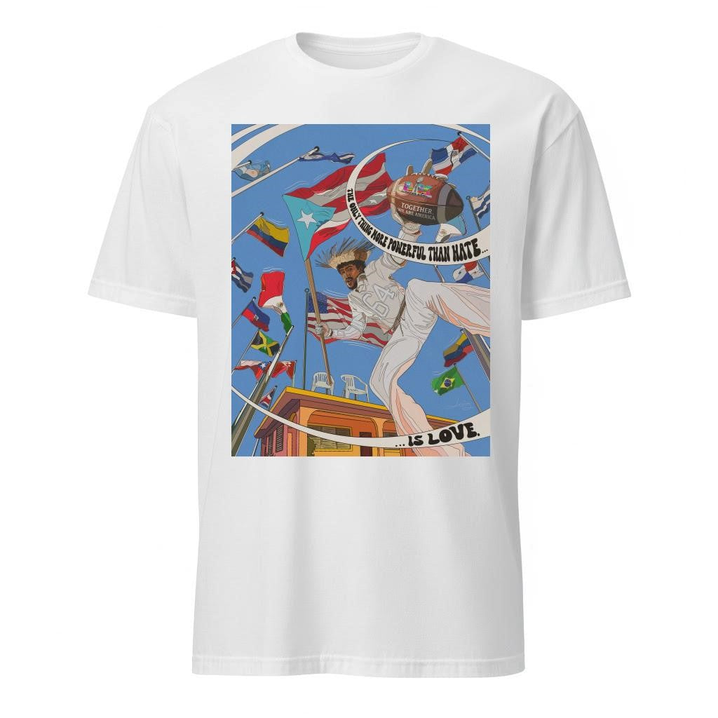Bad Bunny LOVE The Only Thing More Powerful Than Hate Is Love Shirt