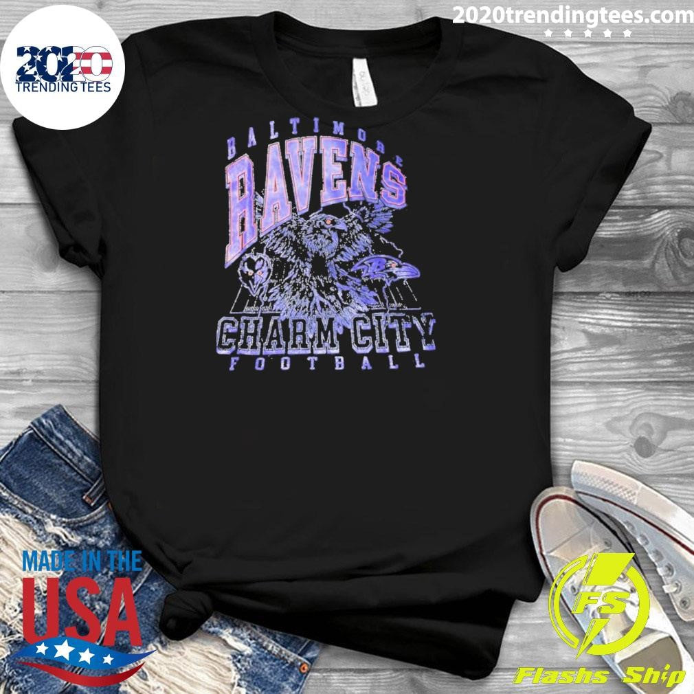 Baltimore Ravens Charm City Football Vintage Shirt
