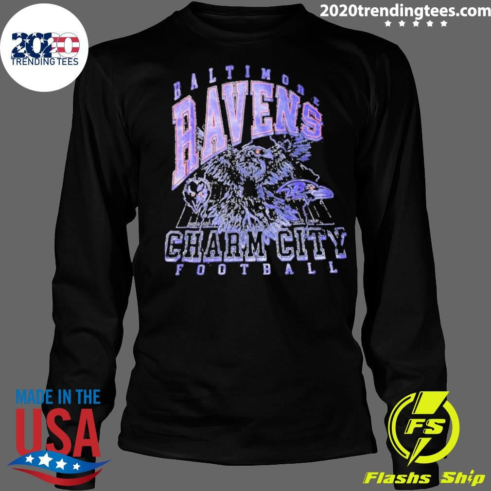 Baltimore Ravens Charm City Football Vintage Shirt