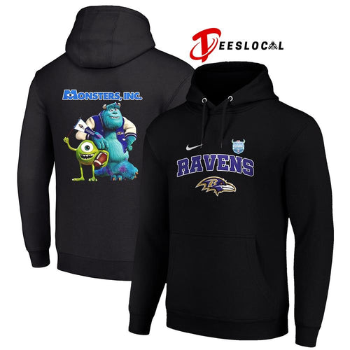Baltimore Ravens x Monster Inc Funday cartoon shirt