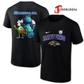 Baltimore Ravens x Monster Inc Funday cartoon shirt