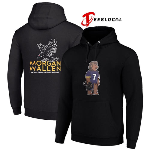 Baltimore Ravens x Morgan Wallen bear raven shirt
