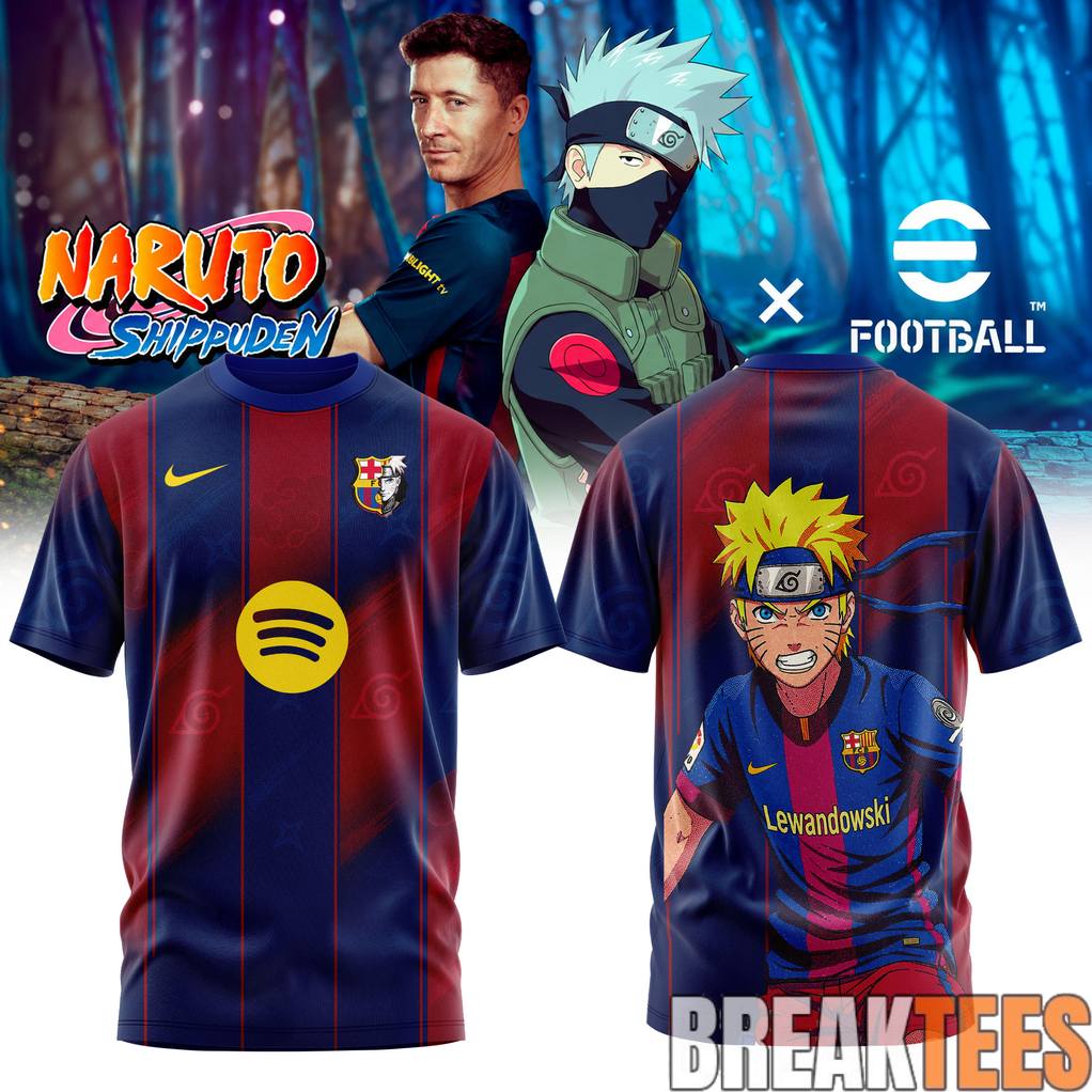Barcelona FC x Sensei Naruto 2026 Special T-Shirt