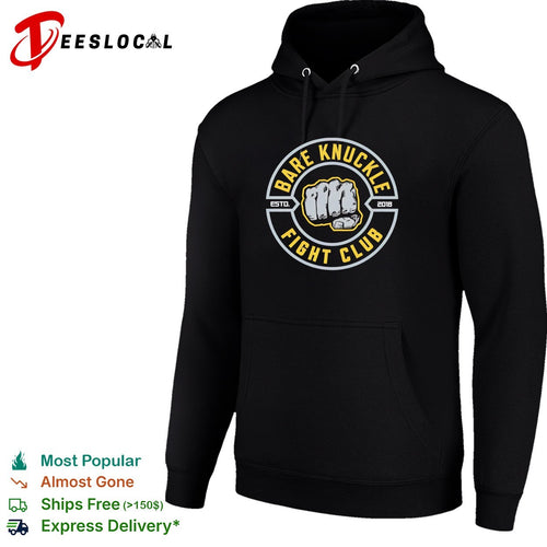 Bare knuckle fight club established 2018 fist circle badge shirt