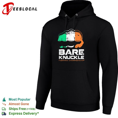 Bare knuckle fighting championship flag fist emblem shirt