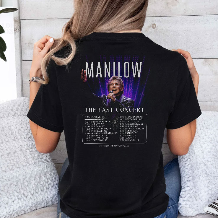 Barry Manilow The Last Concert Tour 2026 T Shirt